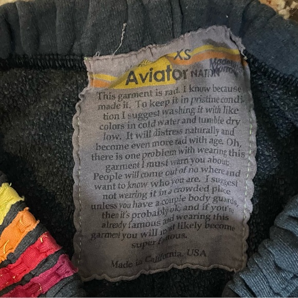 Aviator Nation Blaze 4 Sweatpants Size XS - Picture 5 of 5